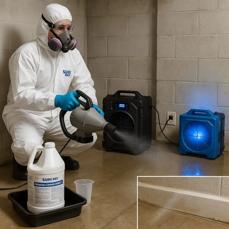 Sanitization and Odor Removal process in Wilmette, IL
